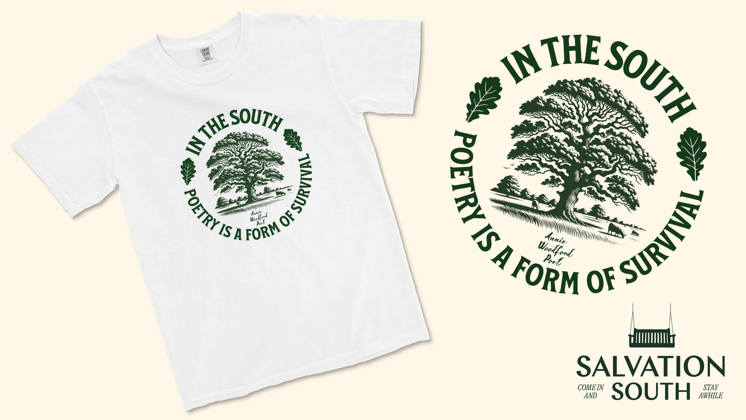 Salvation South Poetry is a form of survival shirt