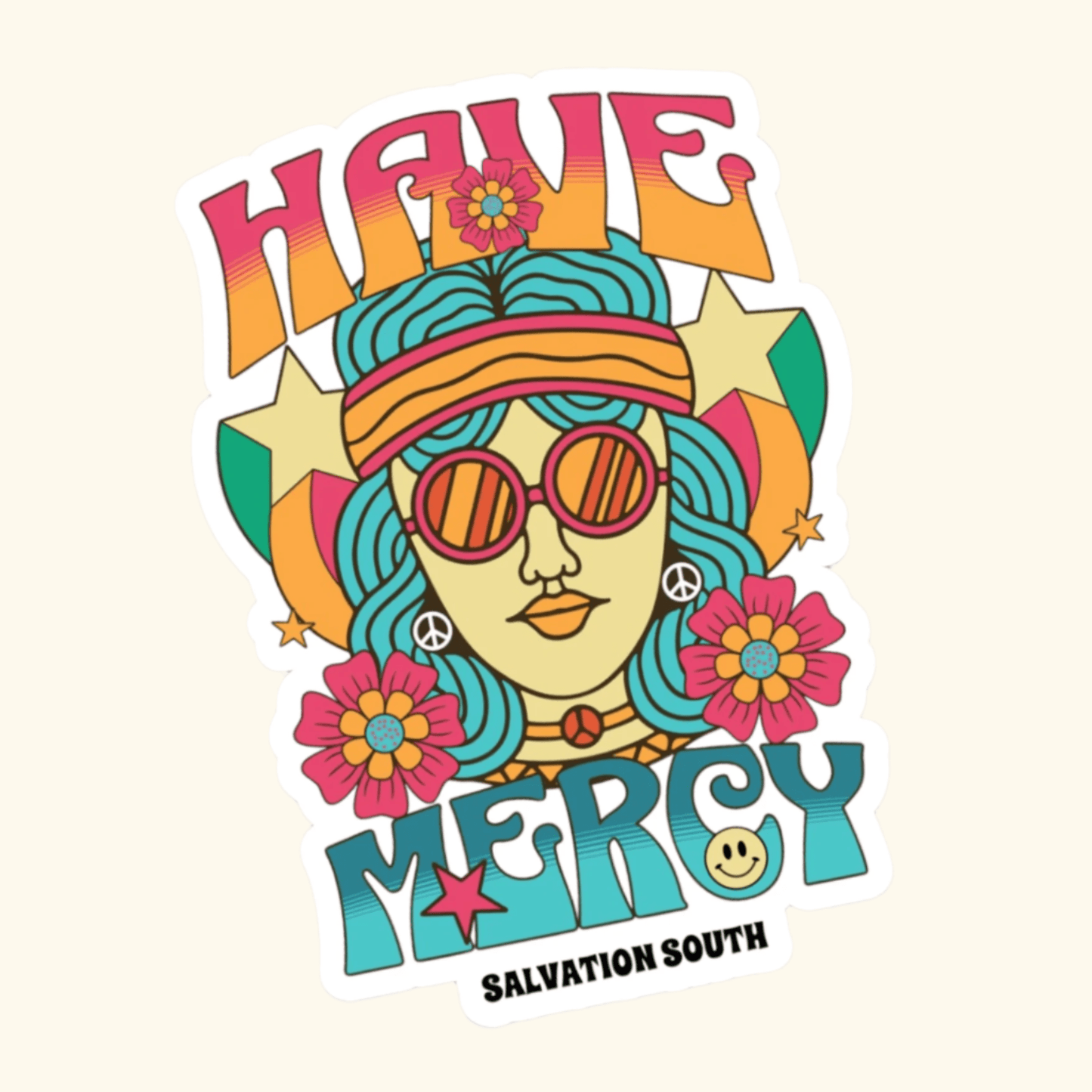 Salvation South Have Mercy Hippie Sticker - Salvation South