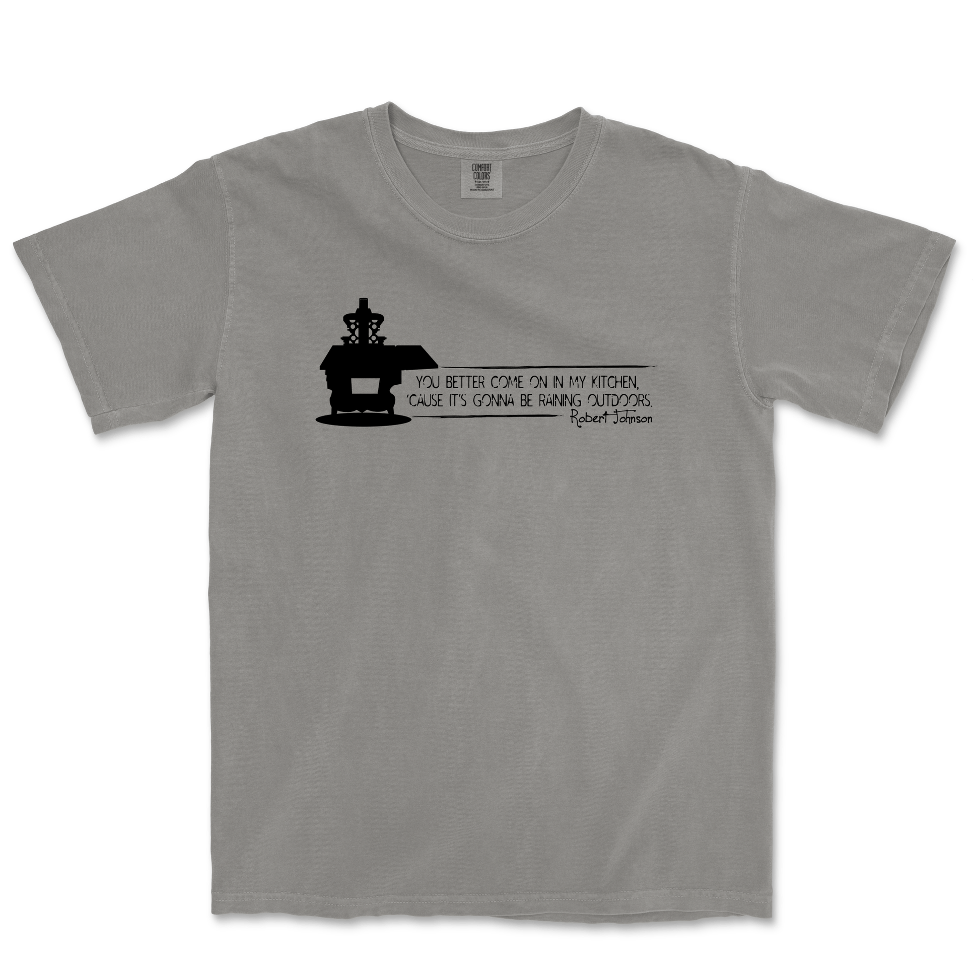 The Robert Johnson Blues T-shirt (Gray) - Salvation South