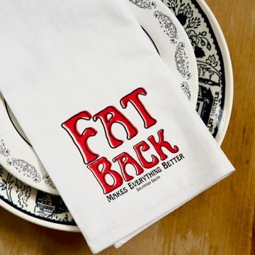 The Fatback Makes Everything Better Dinner Napkin/Hand Towel - Salvation South