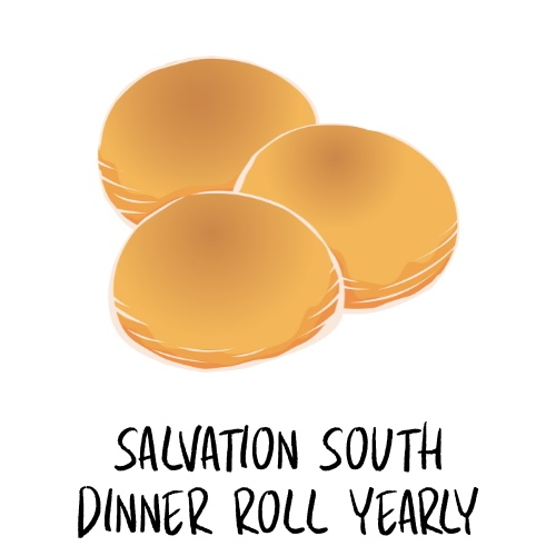 Membership - Sunday Dinner Roll Level - Annual - $150/year