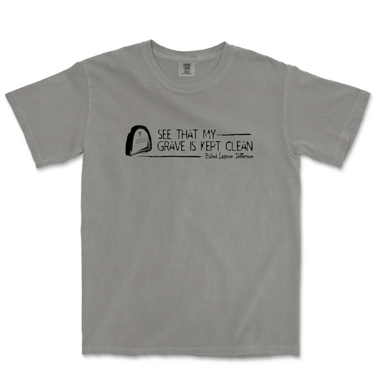 The Blind Lemon Jefferson Blues T-shirt (Gray)