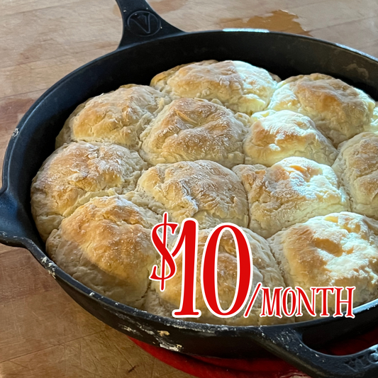 Biscuit Level Monthly Membership - $10/month