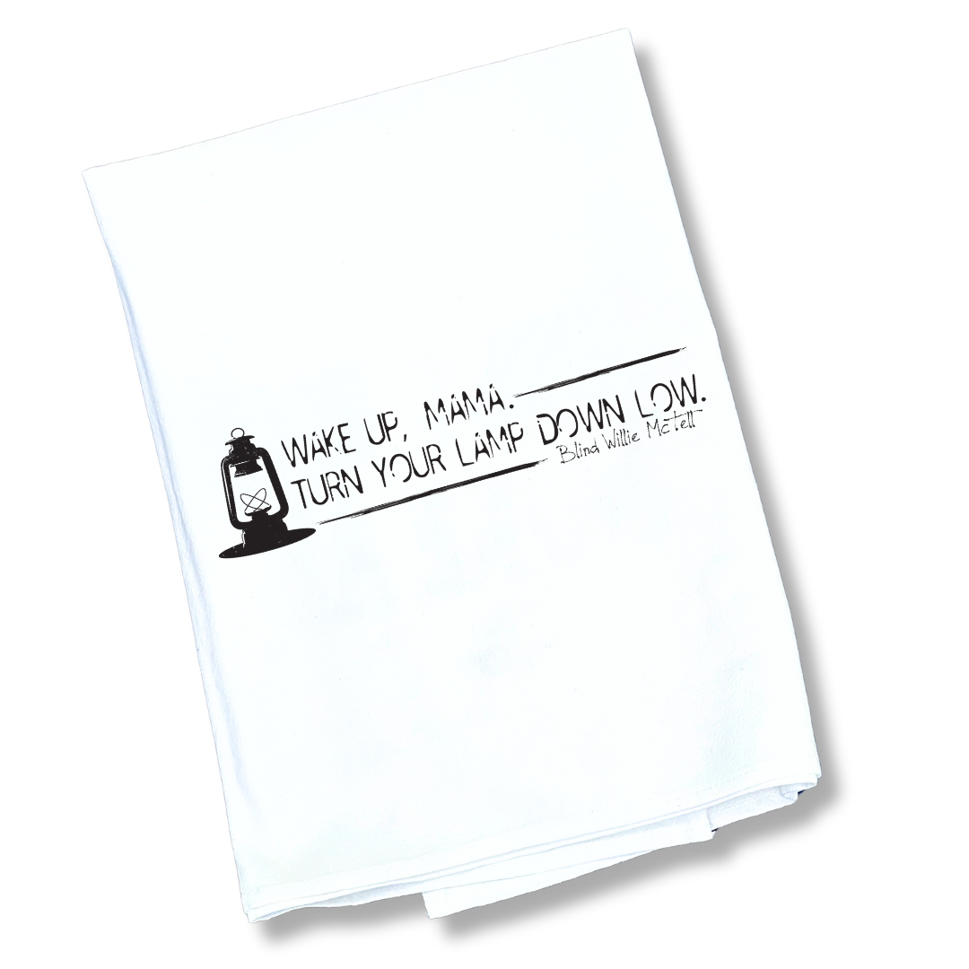 The Blind Willie McTell Blues Tea Towel