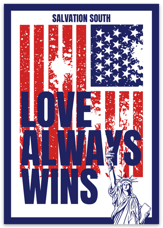 Love Always Wins Sticker - Salvation South