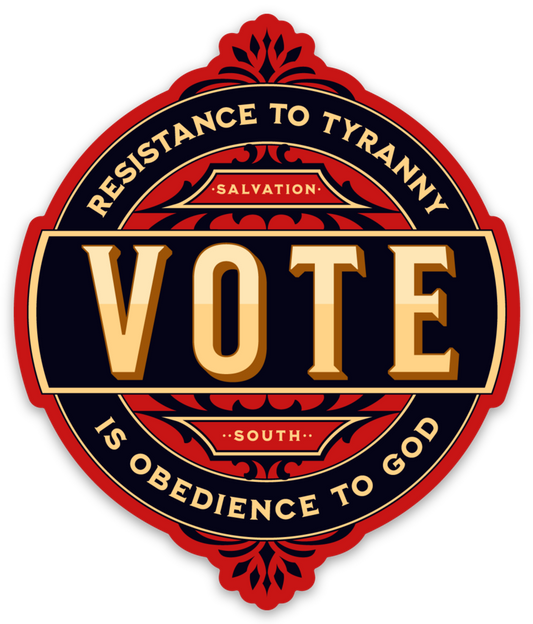 Resistance to Tyranny - Vote Sticker