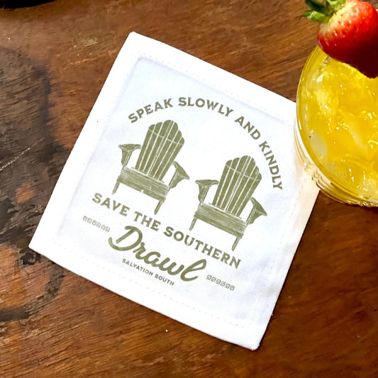 The Save the Southern Drawl Cocktail Napkin - Salvation South