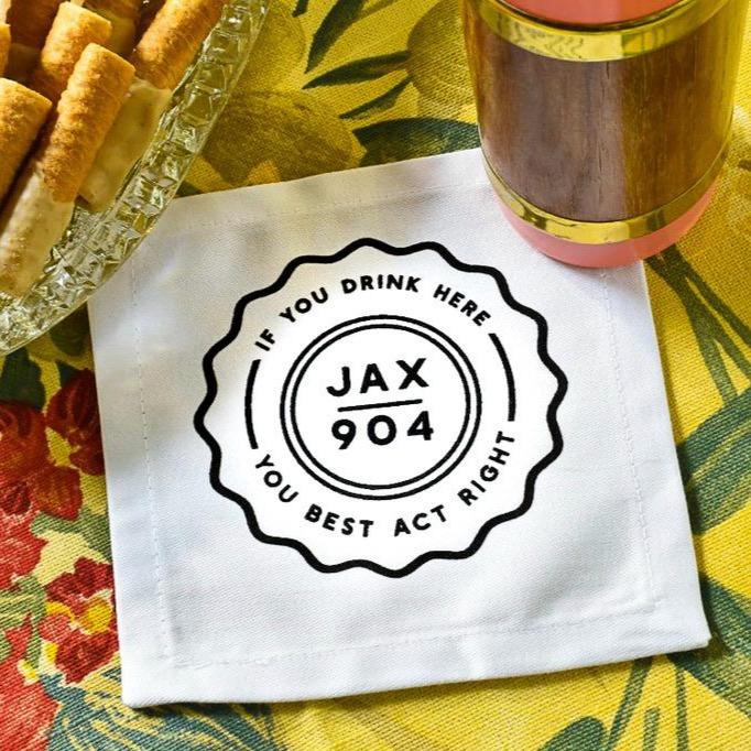 City Collection: The Jacksonville Cocktail Napkin - Salvation South