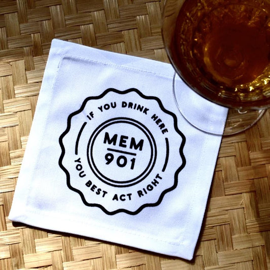 City Collection: The Memphis Cocktail Napkin - Salvation South