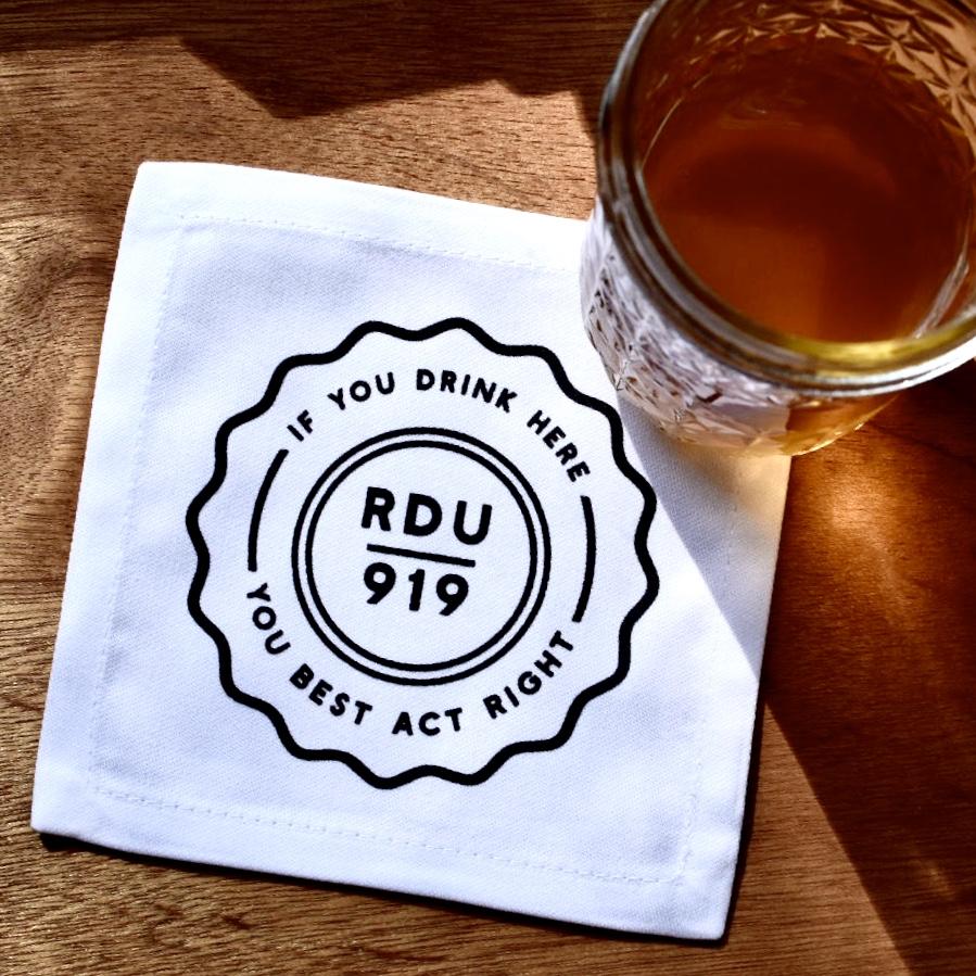 City Collection: The Raleigh - Durham - Chapel Hill Cocktail Napkin - Salvation South