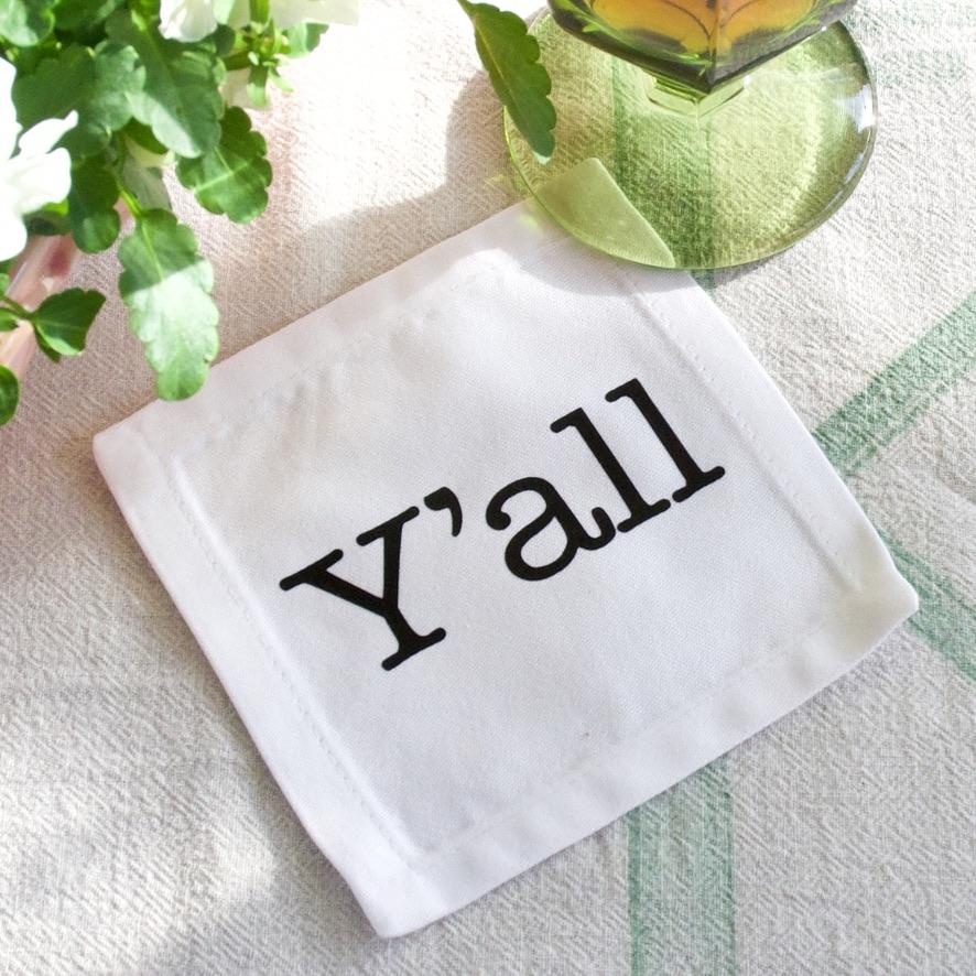 The Y'all Cocktail Napkin - Salvation South